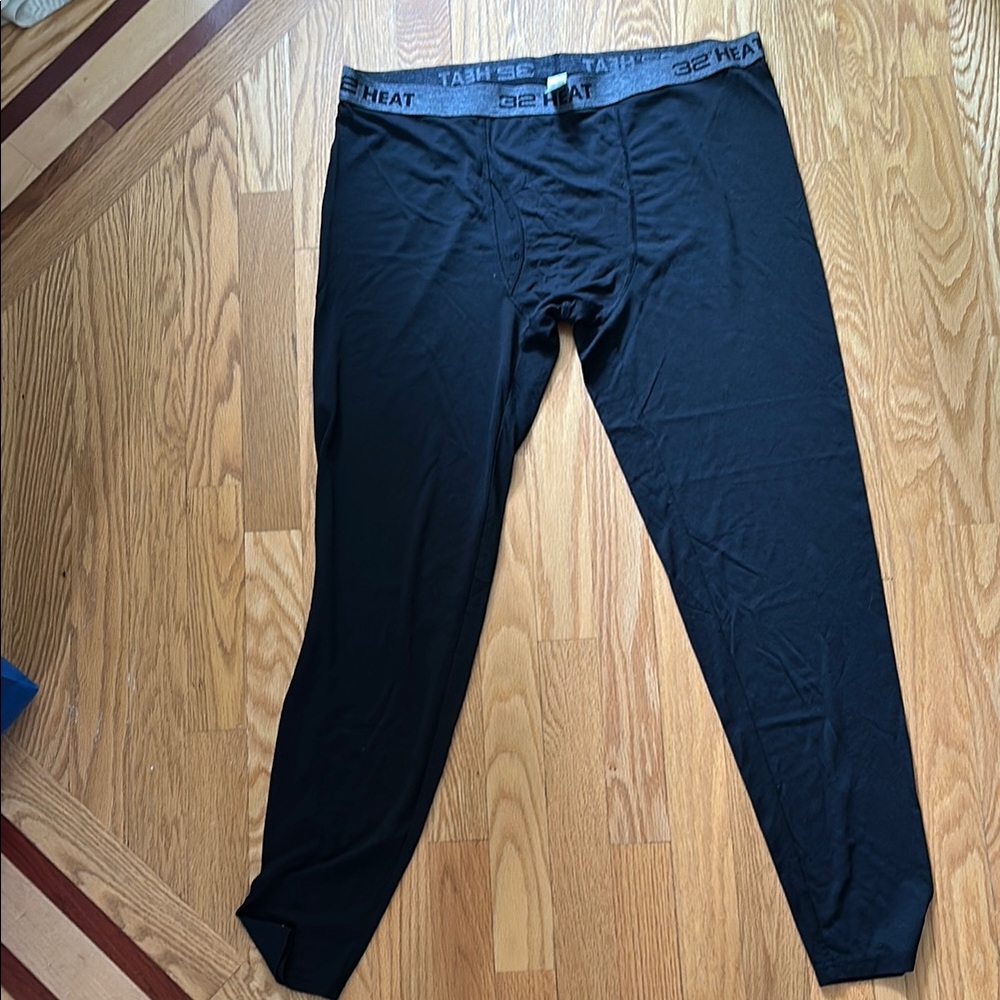 32 Degrees heat Black Thermal Pants